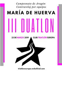 III Duatlón por Equipos María de Huerva. Cto de Aragón Duatlón por Equipos 2019